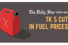 Reducing fuel prices by Tk 5 won't ease people’s suffering